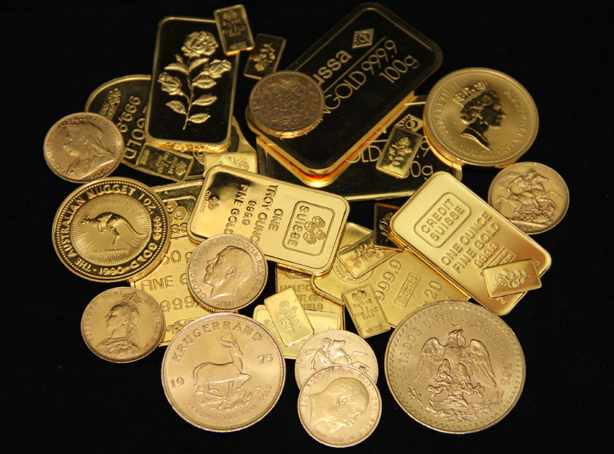 Gold Bars & Coins